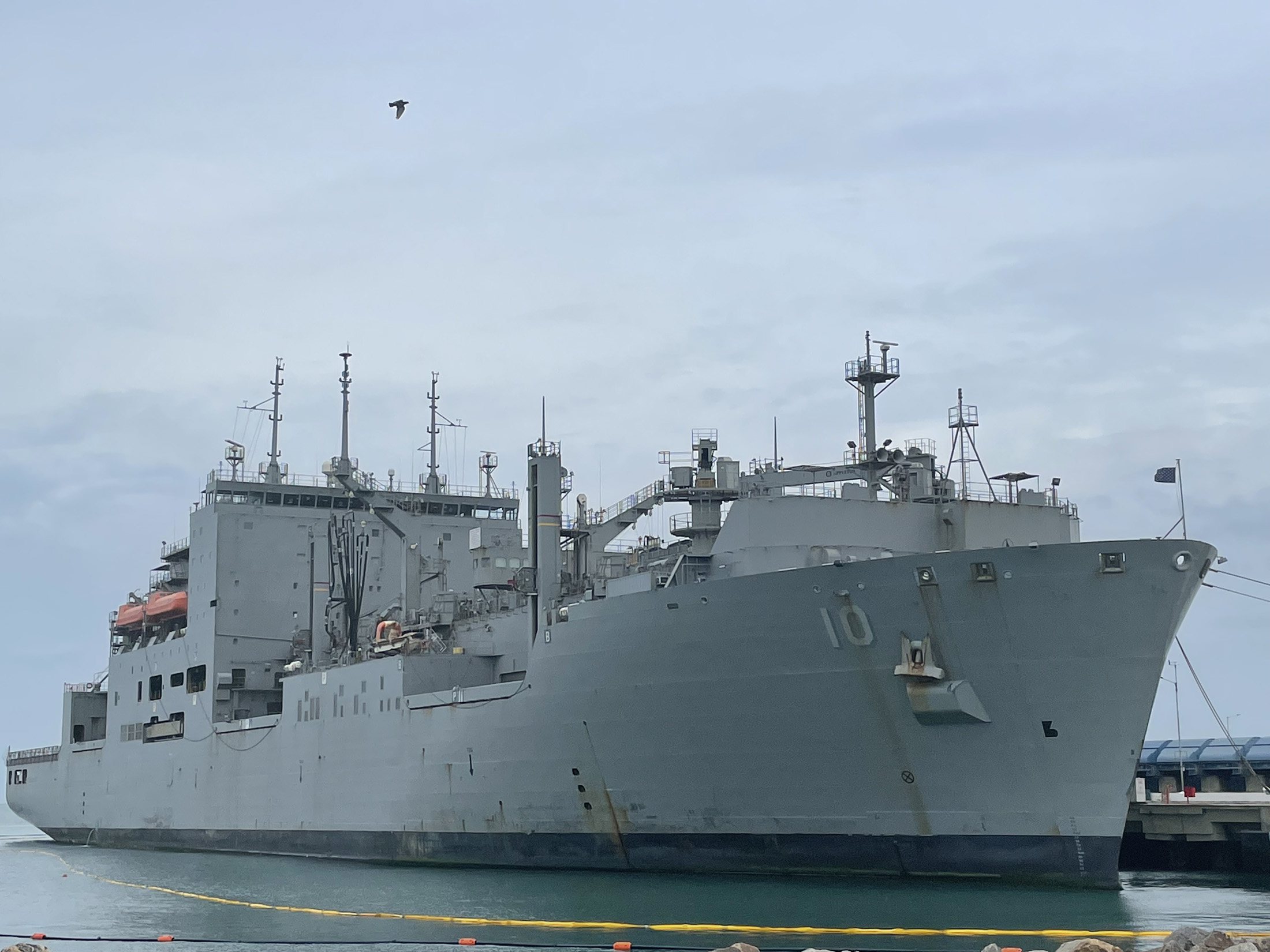 First US Naval Ship arrives for Repair